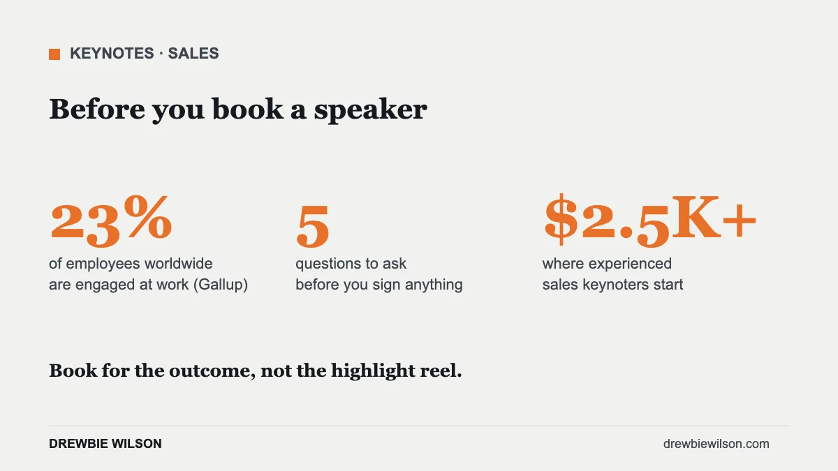 keynote speaker vetting statistics infographic