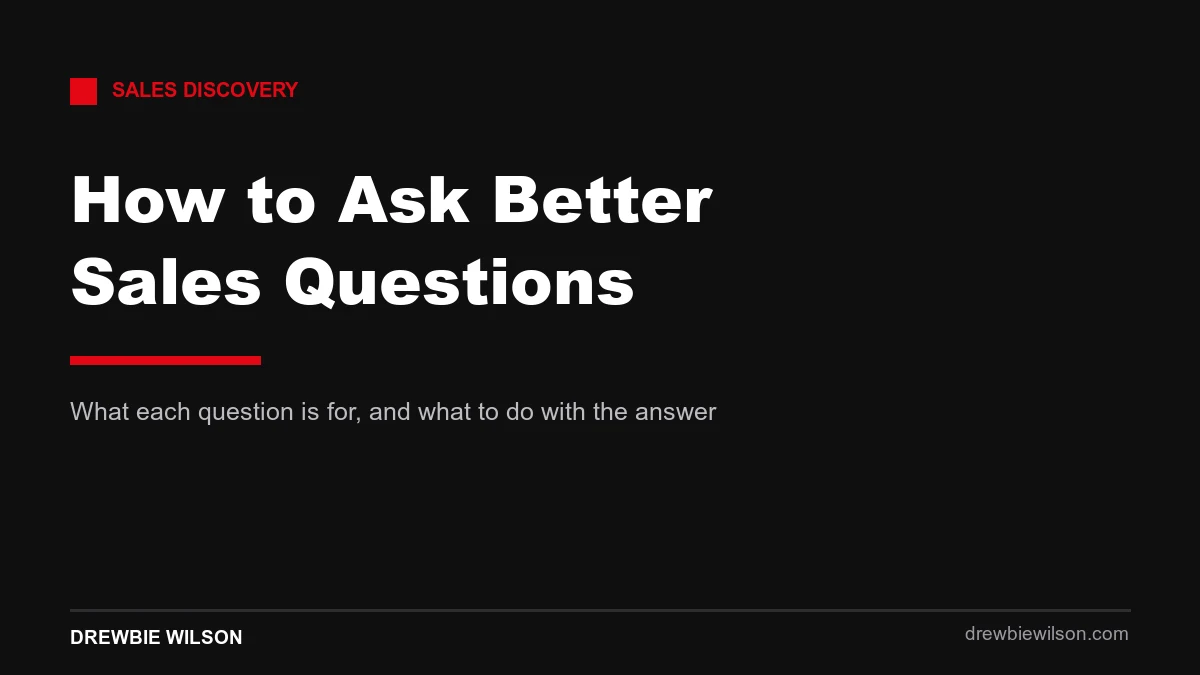 ask better sales questions