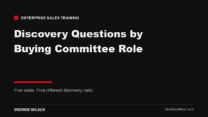 discovery questions by buying committee role